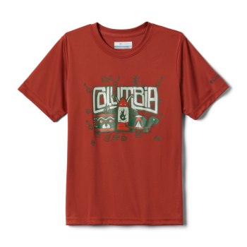 Columbia Little Trek, Camiseta Rojos Para Niño | 245138-HSM